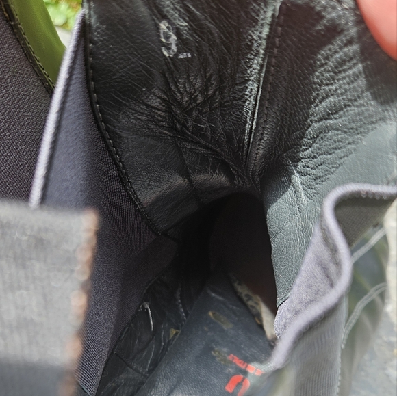 Miu miu Bubble Sole Boot leather black prada dress boots square toe bubble sole - Picture 13 of 16